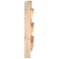 vidaXL Jardinera de pared 3 niveles madera maciza pino 60x18,5x110 cm vidaXL Jardinera de pared 3 niveles madera maciza pino 60x18,5x110 cm