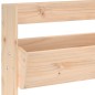 vidaXL Jardinera de pared 3 niveles madera maciza pino 60x18,5x110 cm vidaXL Jardinera de pared 3 niveles madera maciza pino 60x18,5x110 cm