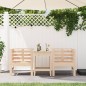 vidaXL Sillas de jardín 2 uds madera maciza pino 61,5x53x71 cm vidaXL Sillas de jardín 2 uds madera maciza pino 61,5x53x71 cm