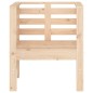 vidaXL Sillas de jardín 2 uds madera maciza pino 61,5x53x71 cm vidaXL Sillas de jardín 2 uds madera maciza pino 61,5x53x71 cm