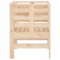 vidaXL Sillas de jardín 2 uds madera maciza pino 61,5x53x71 cm vidaXL Sillas de jardín 2 uds madera maciza pino 61,5x53x71 cm