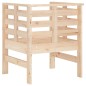 vidaXL Sillas de jardín 2 uds madera maciza pino 61,5x53x71 cm vidaXL Sillas de jardín 2 uds madera maciza pino 61,5x53x71 cm
