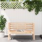 vidaXL Banco de jardín madera maciza de pino 111,5x53x71 cm vidaXL Banco de jardín madera maciza de pino 111,5x53x71 cm