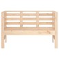 vidaXL Banco de jardín madera maciza de pino 111,5x53x71 cm vidaXL Banco de jardín madera maciza de pino 111,5x53x71 cm