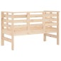 vidaXL Banco de jardín madera maciza de pino 111,5x53x71 cm vidaXL Banco de jardín madera maciza de pino 111,5x53x71 cm