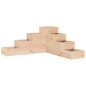 vidaXL Jardinera de 4 niveles madera maciza de pino 80,5x79x36 cm vidaXL Jardinera de 4 niveles madera maciza de pino 80,5x79x36 cm
