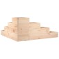 vidaXL Jardinera de 4 niveles madera maciza de pino 80,5x79x36 cm vidaXL Jardinera de 4 niveles madera maciza de pino 80,5x79x36 cm
