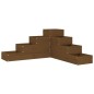 vidaXL Jardinera 4 niveles madera maciza pino marrón miel 80,5x79x36cm vidaXL Jardinera 4 niveles madera maciza pino marrón miel 80,5x79x36cm