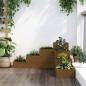 vidaXL Jardinera 4 niveles madera maciza pino marrón miel 80,5x79x36cm vidaXL Jardinera 4 niveles madera maciza pino marrón miel 80,5x79x36cm