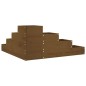 vidaXL Jardinera 4 niveles madera maciza pino marrón miel 80,5x79x36cm vidaXL Jardinera 4 niveles madera maciza pino marrón miel 80,5x79x36cm