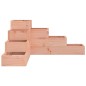 vidaXL Jardinera de 4 niveles madera maciza Douglas 80,5x79x36 cm vidaXL Jardinera de 4 niveles madera maciza Douglas 80,5x79x36 cm