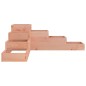 vidaXL Jardinera de 4 niveles madera maciza Douglas 106x104,5x36 cm vidaXL Jardinera de 4 niveles madera maciza Douglas 106x104,5x36 cm