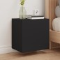 vidaXL Muebles TV de pared 2 uds madera ingeniería negro 40,5x30x40 cm