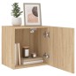 vidaXL Muebles de TV de pared 2 uds madera roble Sonoma 40,5x30x40 cm vidaXL Muebles de TV de pared 2 uds madera roble Sonoma 40,5x30x40 cm