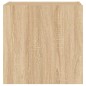 vidaXL Muebles de TV de pared 2 uds madera roble Sonoma 40,5x30x40 cm vidaXL Muebles de TV de pared 2 uds madera roble Sonoma 40,5x30x40 cm