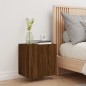 vidaXL Mueble TV de pared madera ingeniería roble ahumado 40,5x30x40cm vidaXL Mueble TV de pared madera ingeniería roble ahumado 40,5x30x40cm