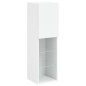 vidaXL Muebles de TV con luces LED 2 uds blanco 30,5x30x102 cm vidaXL Muebles de TV con luces LED 2 uds blanco 30,5x30x102 cm