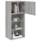 vidaXL Muebles de TV con luces LED 2 uds gris Sonoma 40,5x30x90 cm vidaXL Muebles de TV con luces LED 2 uds gris Sonoma 40,5x30x90 cm