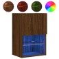 vidaXL Muebles de TV con luces LED 2 uds roble 40,5x30x60 cm vidaXL Muebles de TV con luces LED 2 uds roble 40,5x30x60 cm