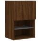 vidaXL Muebles de TV con luces LED 2 uds roble 40,5x30x60 cm vidaXL Muebles de TV con luces LED 2 uds roble 40,5x30x60 cm