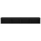 vidaXL Muebles de TV con luces LED 2 uds negro 100x30x30 cm