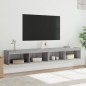 vidaXL Muebles de TV con luces LED 2 uds gris Sonoma 100x30x30 cm vidaXL Muebles de TV con luces LED 2 uds gris Sonoma 100x30x30 cm