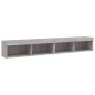 vidaXL Muebles de TV con luces LED 2 uds gris Sonoma 100x30x30 cm vidaXL Muebles de TV con luces LED 2 uds gris Sonoma 100x30x30 cm