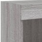 vidaXL Muebles de TV con luces LED 2 uds gris Sonoma 100x30x30 cm vidaXL Muebles de TV con luces LED 2 uds gris Sonoma 100x30x30 cm
