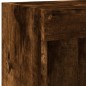 vidaXL Muebles de TV con luces LED 2 uds roble ahumado 100x30x30 cm vidaXL Muebles de TV con luces LED 2 uds roble ahumado 100x30x30 cm