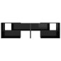 vidaXL Mueble de TV madera contrachapada negro brillante 149x30x52 cm vidaXL Mueble de TV madera contrachapada negro brillante 149x30x52 cm
