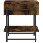 vidaXL Mesa de centro madera de ingeniería roble ahumado 40x40x45 cm vidaXL Mesa de centro madera de ingeniería roble ahumado 40x40x45 cm