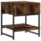 vidaXL Mesa de centro madera de ingeniería roble ahumado 40x40x45 cm vidaXL Mesa de centro madera de ingeniería roble ahumado 40x40x45 cm