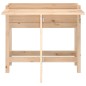 vidaXL Jardinera con tapa plegable madera maciza de pino vidaXL Jardinera con tapa plegable madera maciza de pino
