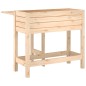 vidaXL Jardinera con tapa plegable madera maciza de pino vidaXL Jardinera con tapa plegable madera maciza de pino