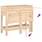 vidaXL Jardinera con tapa plegable madera maciza de pino vidaXL Jardinera con tapa plegable madera maciza de pino