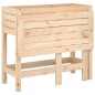 vidaXL Jardinera con tapa plegable madera maciza de pino vidaXL Jardinera con tapa plegable madera maciza de pino