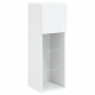vidaXL Muebles de TV con luces LED 2 uds blanco 30,5x30x90 cm vidaXL Muebles de TV con luces LED 2 uds blanco 30,5x30x90 cm