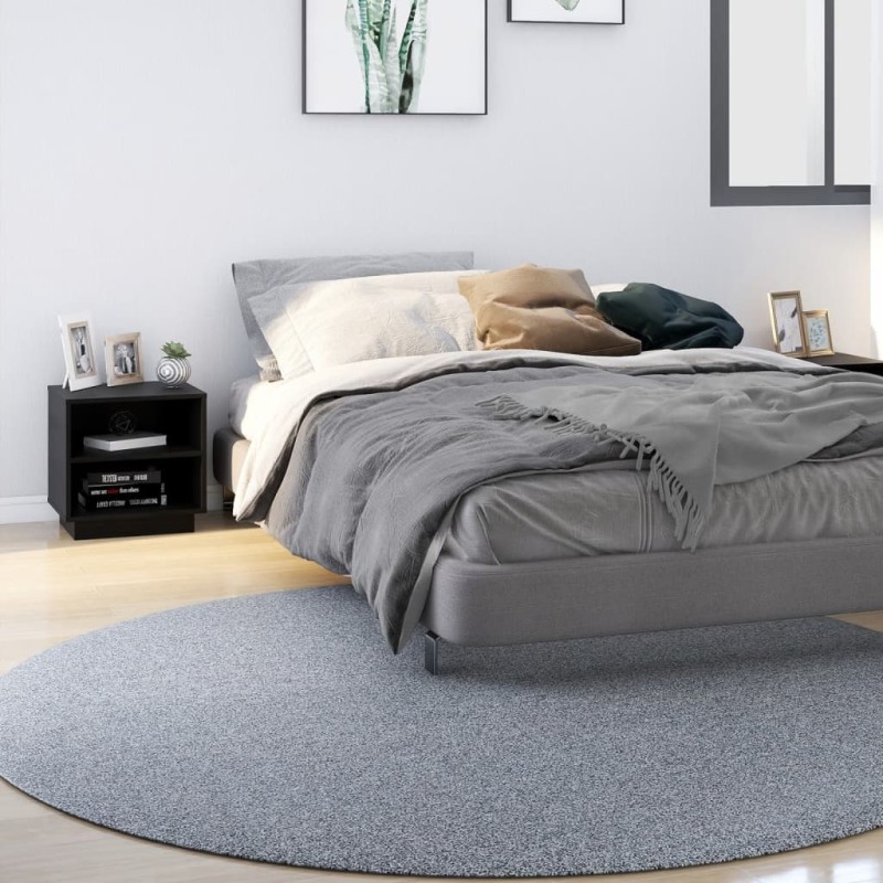 vidaXL Mesitas de noche 2 uds madera maciza de pino negro 40x34x40 cm vidaXL Mesitas de noche 2 uds madera maciza de pino negro 40x34x40 cm