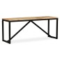 vidaXL Banco de madera de mango maciza 110x35x45 cm vidaXL Banco de madera de mango maciza 110x35x45 cm
