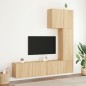 vidaXL Muebles de TV de pared 5 pzas madera de ingeniería roble Sonoma vidaXL Muebles de TV de pared 5 pzas madera de ingeniería roble Sonoma