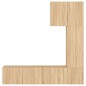 vidaXL Muebles de TV de pared 5 pzas madera de ingeniería roble Sonoma vidaXL Muebles de TV de pared 5 pzas madera de ingeniería roble Sonoma