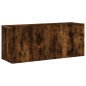 vidaXL Muebles de TV de pared 5 pzas madera ingeniería roble ahumado vidaXL Muebles de TV de pared 5 pzas madera ingeniería roble ahumado