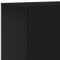 vidaXL Muebles de TV de pared 5 piezas madera de ingeniería negro vidaXL Muebles de TV de pared 5 piezas madera de ingeniería negro