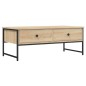 vidaXL Mesa de centro madera de ingeniería roble Sonoma 101x49x39,5 cm vidaXL Mesa de centro madera de ingeniería roble Sonoma 101x49x39,5 cm
