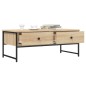 vidaXL Mesa de centro madera de ingeniería roble Sonoma 101x49x39,5 cm vidaXL Mesa de centro madera de ingeniería roble Sonoma 101x49x39,5 cm