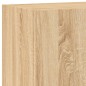 vidaXL Muebles de TV de pared 5 pzas madera de ingeniería roble Sonoma vidaXL Muebles de TV de pared 5 pzas madera de ingeniería roble Sonoma