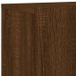 vidaXL Muebles de TV de pared 5 pzas madera de ingeniería marrón roble vidaXL Muebles de TV de pared 5 pzas madera de ingeniería marrón roble