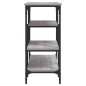 vidaXL Mesa consola con estantes gris Sonoma 100x35x75 cm vidaXL Mesa consola con estantes gris Sonoma 100x35x75 cm