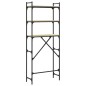 vidaXL Estantería lavadora madera ingeniería roble Sonoma 67x25x163 cm