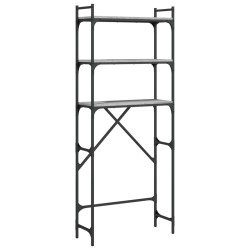 vidaXL Estantería lavadora madera ingeniería gris Sonoma 67x25x163 cm